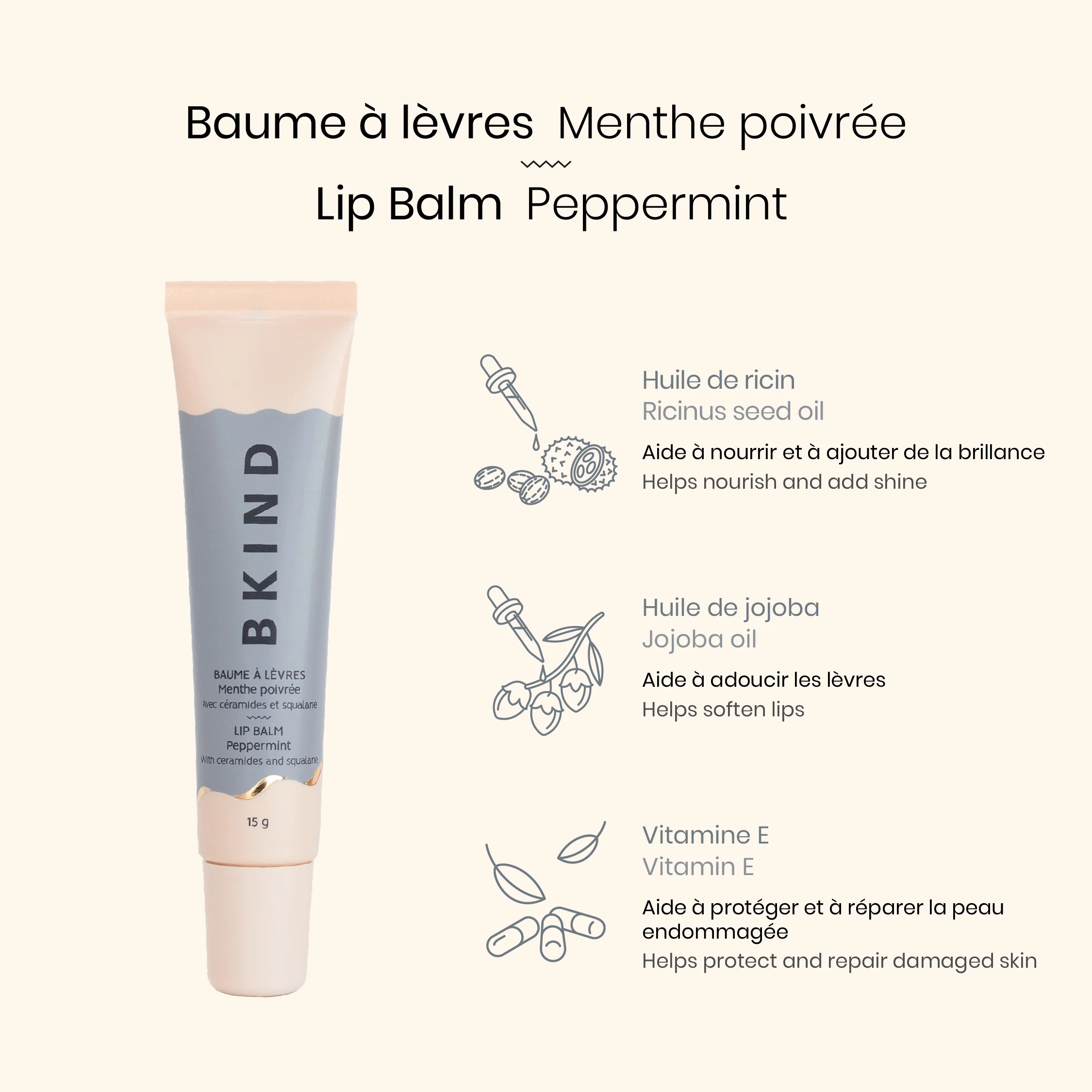 Nourishing Ceramide Lip Balm - Peppermint - Image 6