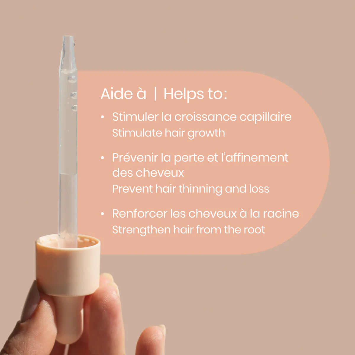 Densifying Hair Serum with peptides and maca root extract - Image 5