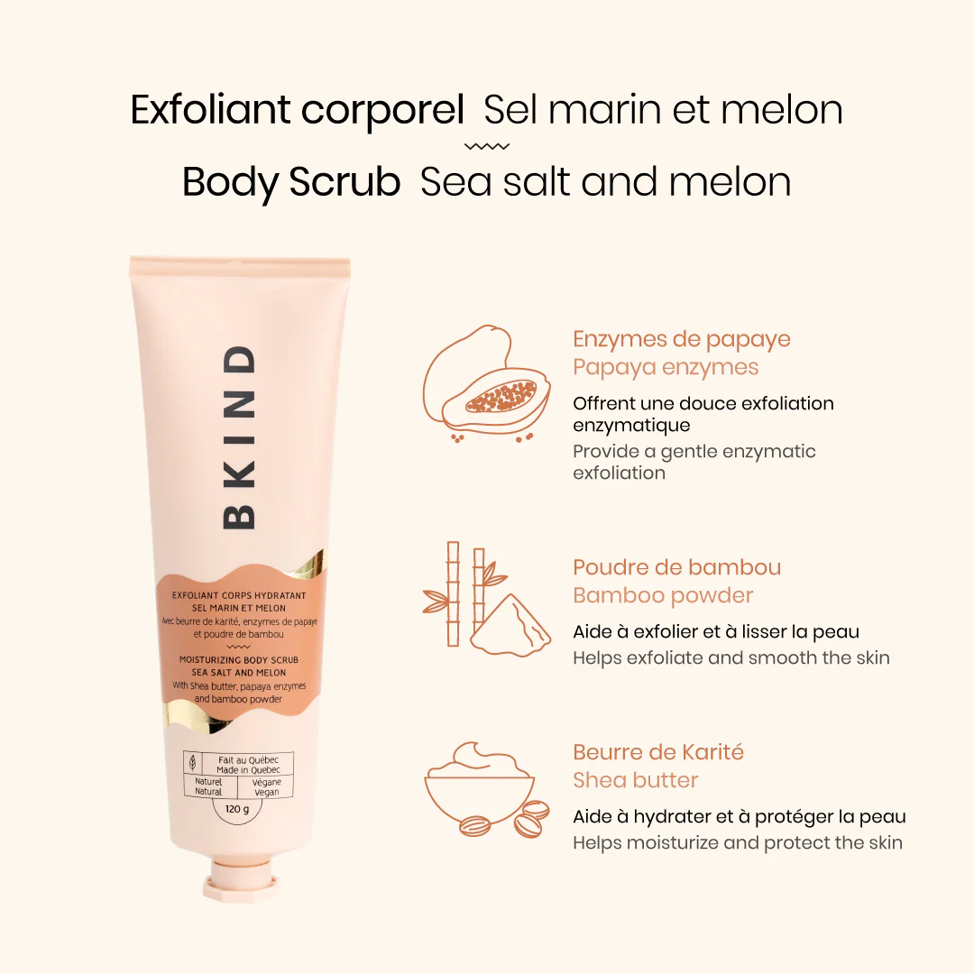 Moisturizing Body Scrub - Sea salt and melon - Image 4