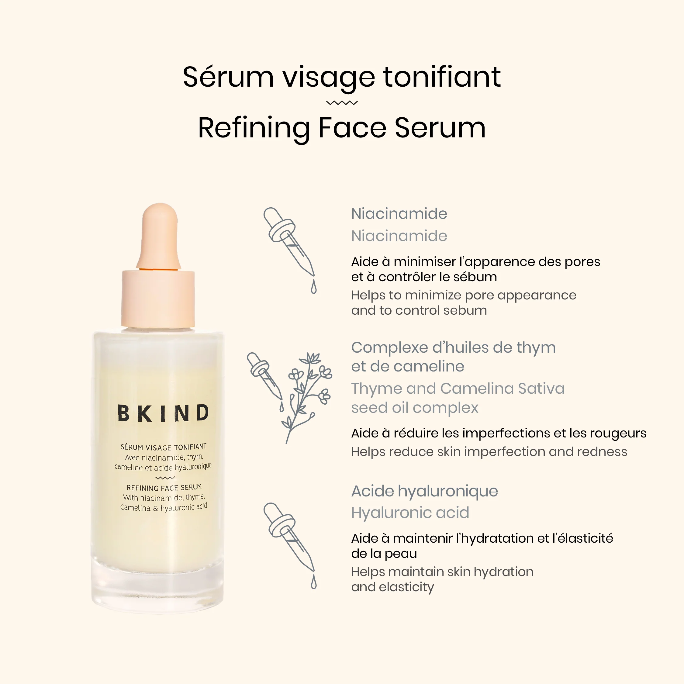 Refining Face Serum with Niacinamide & Witch Hazel Water - Image 4