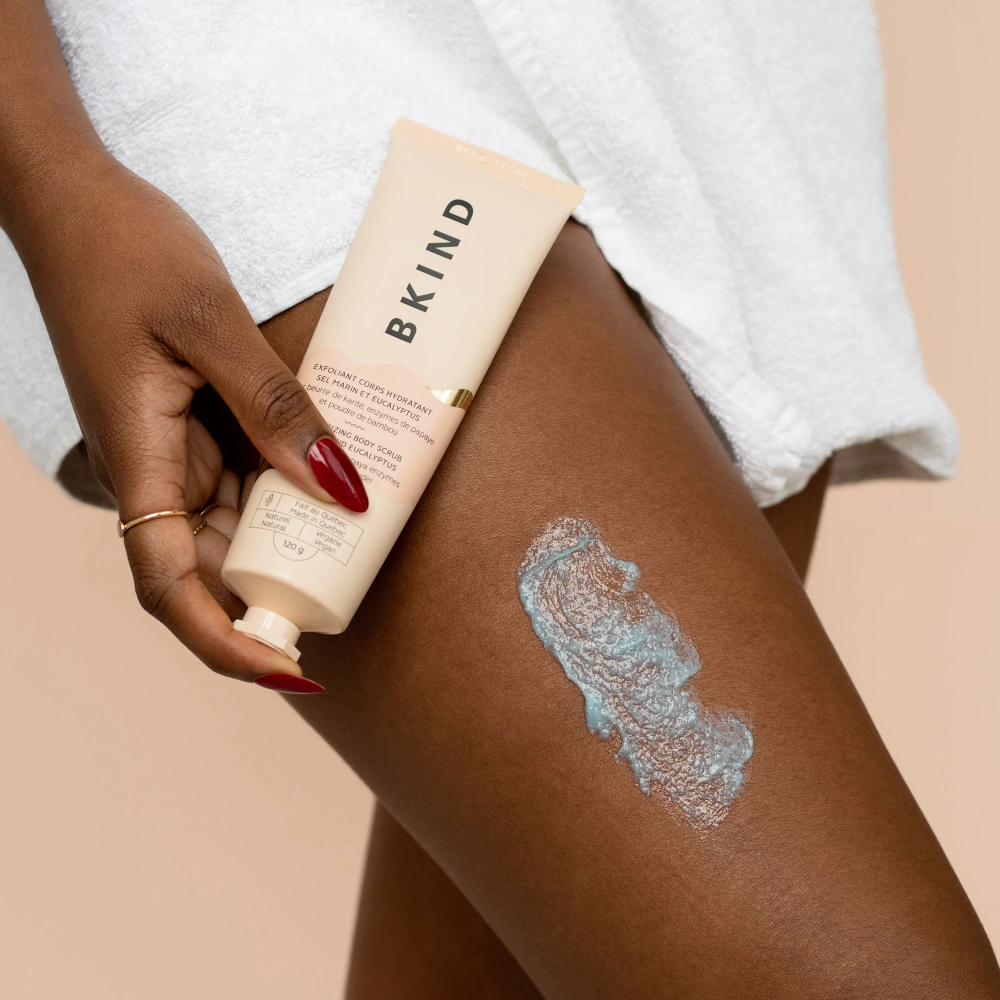 Moisturizing Body Scrub - Sea salt and eucalyptus - Image 4