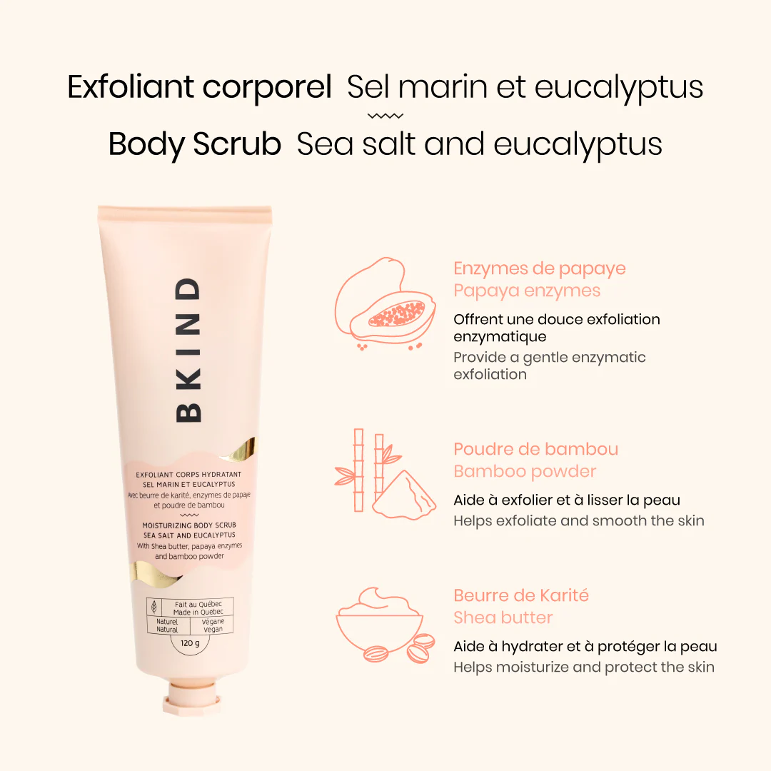 Moisturizing Body Scrub - Sea salt and eucalyptus - Image 5