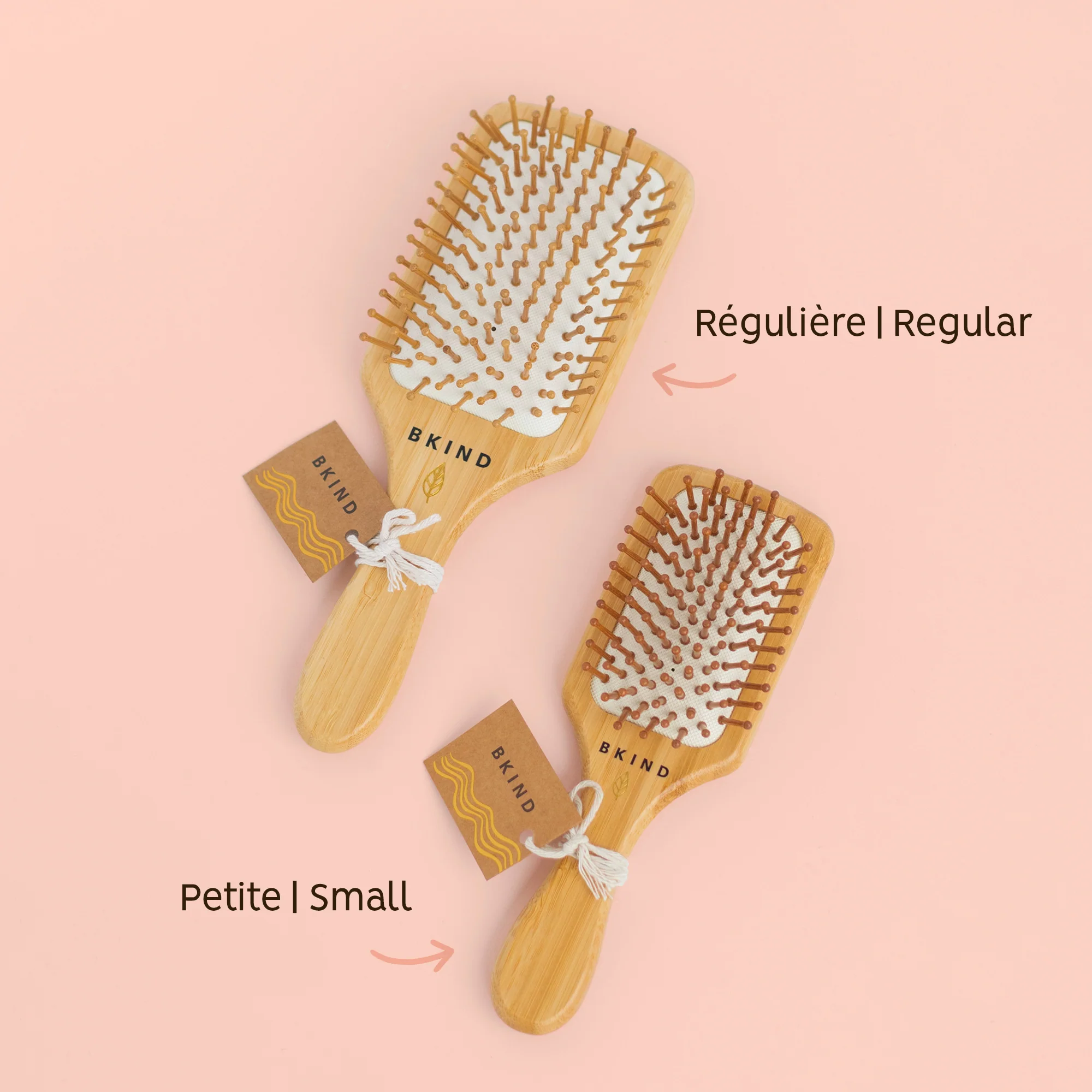 Small Bamboo Hair Brush - Image 3