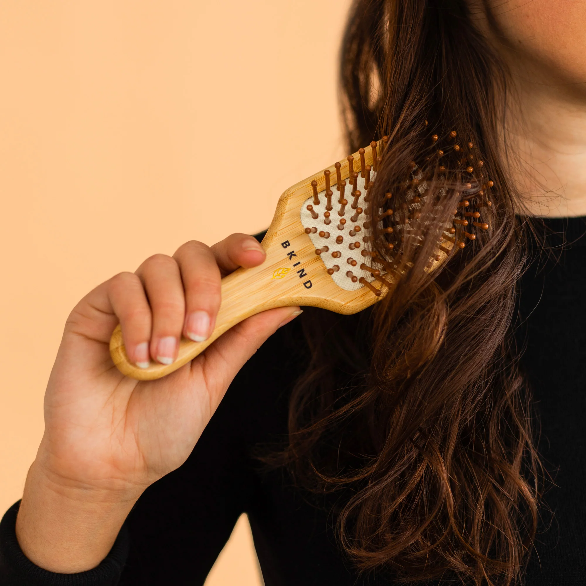 Small Bamboo Hair Brush - Image 5