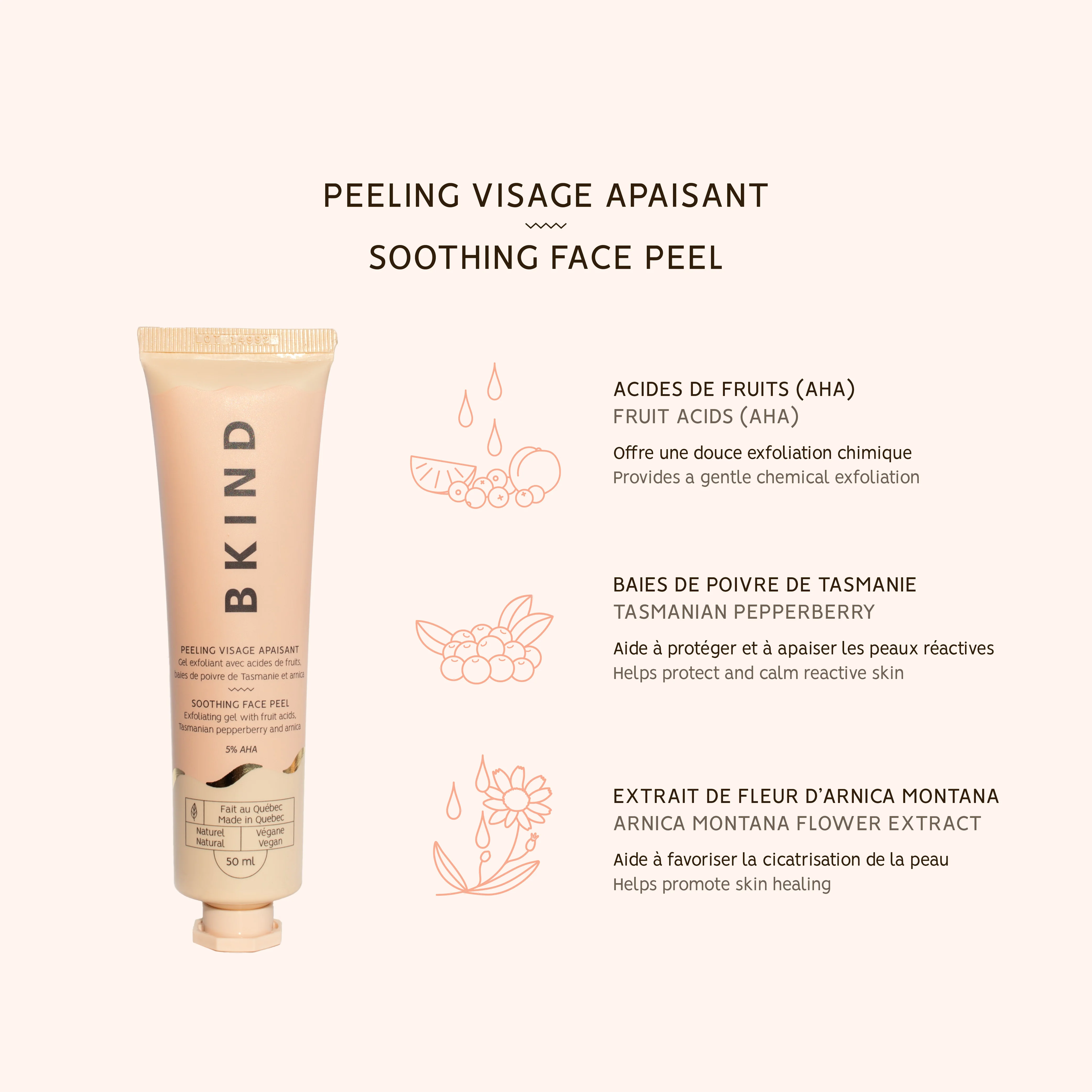 Soothing Exfoliating Face Mask with AHA - Image 3