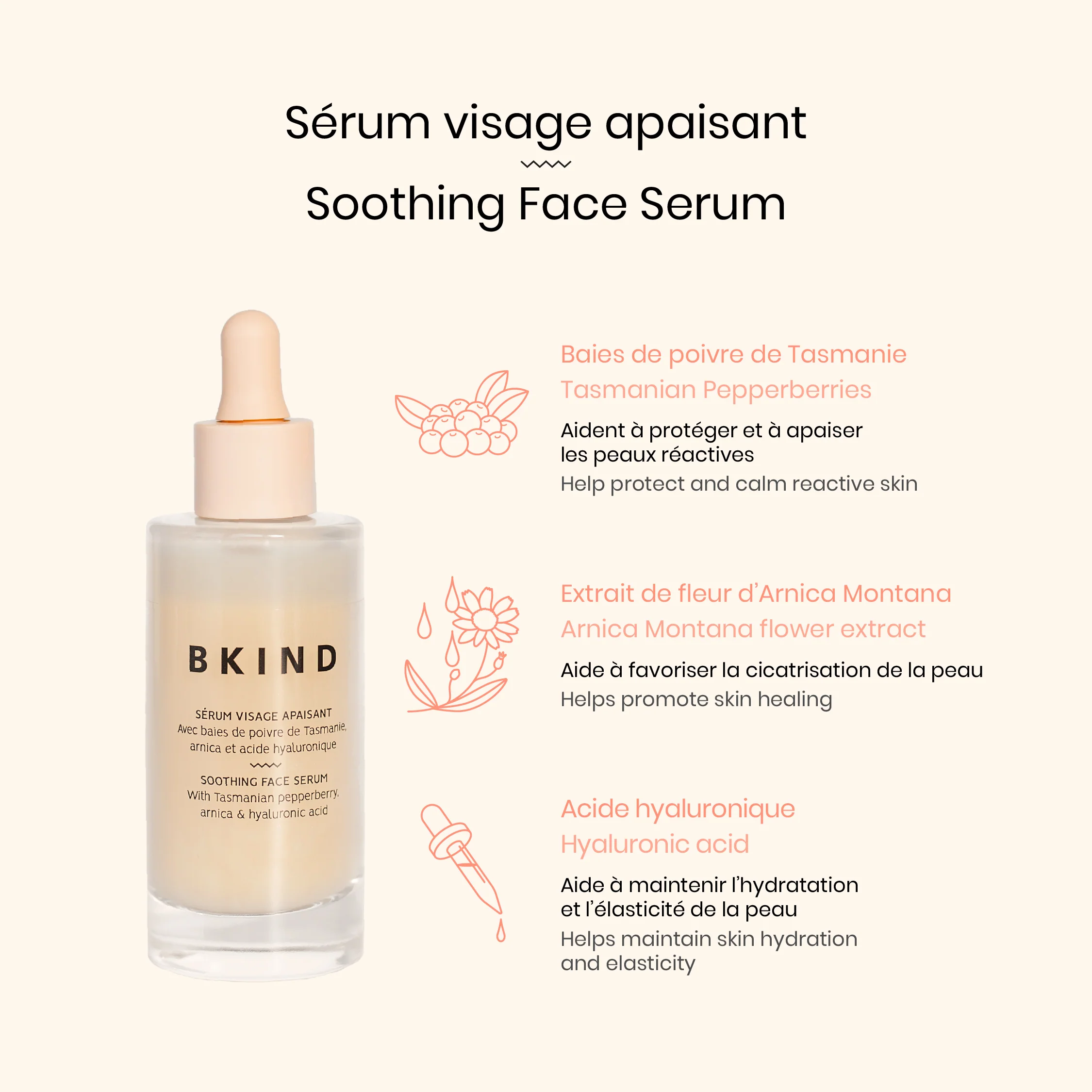 Soothing Face Serum with Arnica & Hyaluronic Acid - Image 5